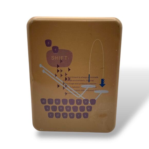 Vintage 2006 Authentic Fossil Shift Computer Watch Tin - Picture 1 of 4